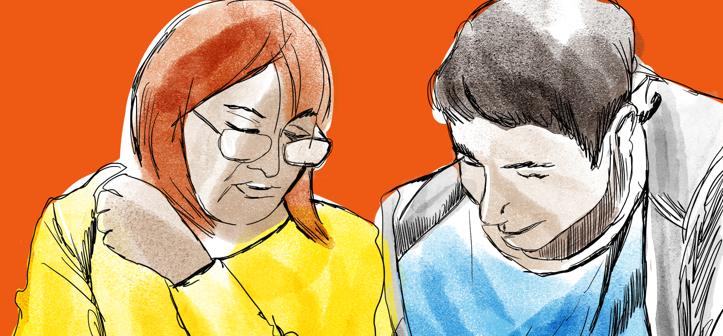 bilden visar SiS-lärare och skådespelare som ska föreställa elever på SiS skolor i undervisningssituationer