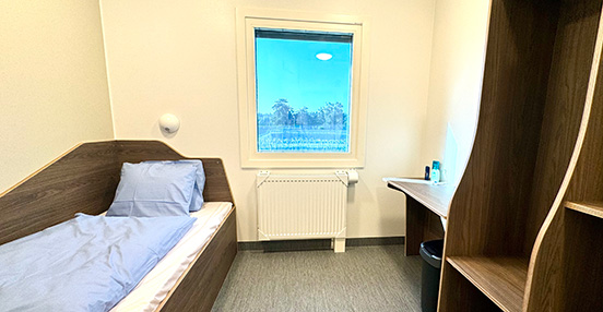 Bild på ett rum för vård i enskildhet